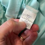 Romantic Crochet Lace Dress Aquamarine Mint Green Fit and Flare Womens Medium Size undefined Photo 5