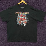 Foreigner I Want To Know What Love Is Heart Rose T-Shirt XXL Photo 0