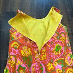Vintage 70's Paisley Floral Flower Power Tank Top Size Medium Pink Photo 9