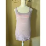 Lululemon Wild Tank Heathered Pretty Purple Bleacher Stripe White Iris Flower 4 Photo 4