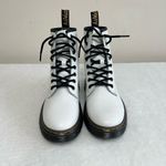 Dr. Martens White Zavala Combat Boots Lace Up 6 Women Photo 1