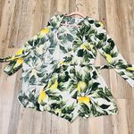 H & M V-neck playsuit romper lemon plam sz XXS. Photo 7