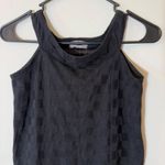 Urban Outfitters  Black Checkered Sleeveless Midi Dress with Side Slit‎ Photo 1