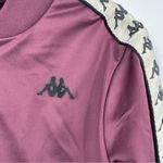 Kappa 222 Banda Wanniston Slim Track Jacket Size Small Plum Photo 4