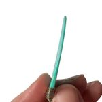 Boutique Vintage Womens Necklace Pendant Abalone Shell Teardrop Shape Turquoise Teal Photo 7