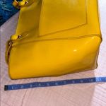 Dooney & Bourke  Bright Yellow Patent Leather Tote Bag Photo 11