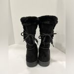 Arizona Jeans Arizona Jean Co Womens Shawner Flat Heel Winter Boots. Size 9. Color: Black Photo 4