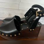 Madewell The Anouk Platform Clog Sandal in size 8 Photo 3
