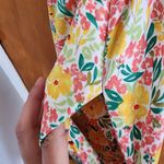 Code x Mode  Large Floral Mutlicolor smocked Midi Dress Photo 7