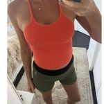 FREE PEOPLE Movement Happiness Runs Long Crop Tank in Orange Size X Photo 0