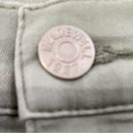 Madewell High Riser Crop 10” Women’s Size 26 Sage Green Cotton Blend Denim Jeans Photo 9