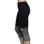 Lululemon Leggings Womens 2 Black Gray Seamless Crop Capri High Rise Ombre Yoga Photo 1