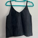 NWT Brooke Atwood Mi$$i$$ippi Navy Blue Suede Leather Tank XS Photo 2