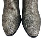 Giuseppe Zanotti  Metallic Leather/Suede Ankle Boots Photo 4