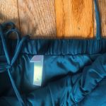 Xhilaration teal green silk bow tassel flowy tank top Photo 5