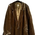 Poetry  Silk Velvet Duster Jacket Evening City Green Size US 12 Photo 2
