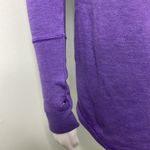 College Corner Purple Clemson Tigers Funnel Neck Pullover Sweatshirt Small Size XS Photo 3