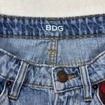 BDG  Urban Outfitters High Rise Dree Cheeky Jean Shorts- Tribal Design- Size 27 Photo 3