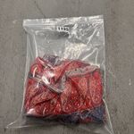 Miss Me Womens Sleeveless Boho Maxi Dress Red Blue Paisley Lace Bodice Size Med Photo 10