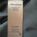 Zadig & Voltaire  Tink Satin‎ Blouse $298 Large Photo 12