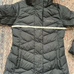 Marmot  Varma 700 Fill Down Quilted Hooded Parka Jacket Charcoal Gray Size Medium Photo 8