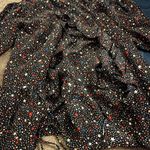 Madewell  Starry Night Silk Ruffle Tie Top Size Xs Photo 7