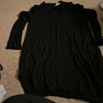 Cloth & Stone  black medium shirt dress Photo 2