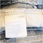 Carmar Sahara Beasley Double Waist Front Zip Denim Skirt Size 2 Photo 5