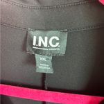 INC International Concepts Black Ruched Short Sleeve Midi Shirtdress XXL Photo 5