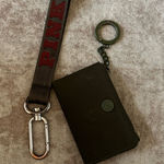 PINK - Victoria's Secret PINK Victoria Secret Green Wallet & Keychain Photo 0