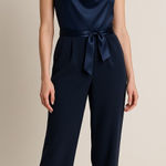 Eliza J Halter Neck Jumpsuit Size 8 – Navy Blue Photo 0