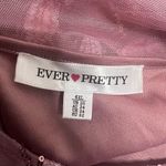 Ever Pretty  sequin embroidered mermaid hem gown maxi pink Sz 20 Photo 3