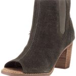 Toms Peep Toe Perforated Bootie Photo 0