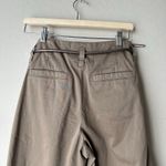 Brunello Cucinelli  Italian Paperbag Brown Belted‎ Trouser Pants Size 2 Photo 9