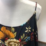 Ms basic dark blue floral spaghetti strap dress size XL​ Photo 2