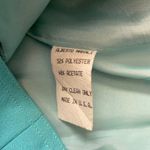 Alberto Makali Vintage New York Turquoise Striped Zipper Sleeveless Blouse Vest Photo 6