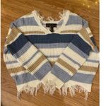 Polly & Esther Stripe Sweater Size Medium Photo 0