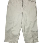 Tail Womens Pants Size 6 Stretch Beige High Rise‎ Straight Leg Cropped Photo 0