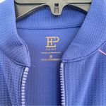 EP NEW YORK LONG SLEEVE MANDARIN COLLAR ZIP POLO SIZE S. Golf Blue Photo 7