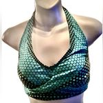 NWOT High Waisted Women's Halter Tie Back, Two Piece Tummy Control Swim Suit Size XL Photo 3