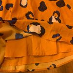 3.1 Phillip Lim  mini skirt women’s 14 animal print orange blue high wais… Photo 2