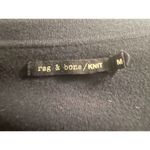 Rag and Bone  knit black and white stripped dress size Medium Photo 2