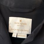Kate Spade  black rosette shift shirt silk dress size 0 Photo 4