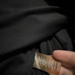 Karl Lagerfeld Little Black Dress Flouncy Ruffle Bust Sheath Cocktail Dress Sz 6 Photo 7