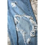 Aeropostale  Blue Jeans Womens 2 Mom Jeans Distressed Ripped Grunge‎ Streetwear Photo 8