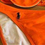 Ralph Lauren Women’s 90’s Polo  Sport Hot Orange Bikini Size 14 Bottoms And Top Photo 3