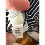 Athleta  Navy White Stripe Halter Neck Swim Top Beach Pool Activewear Women's XL Photo 2