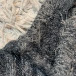 Free People Katie Mix Stitch Square Neck Sweater Sz XL Photo 5