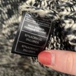 Jack by BB Dakota black white and gold Marion Drop Needle Sweater Photo 6