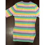 Teddy Fresh  Pink Yellow Purple Stripes Size Medium Photo 5